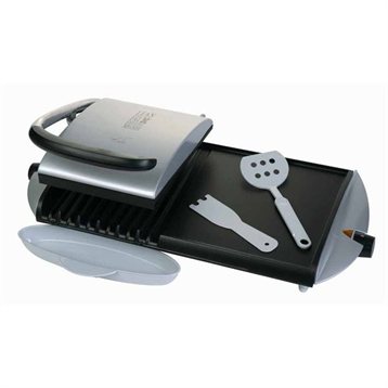 Grills, planchas, barbecues : Grill Plancha double